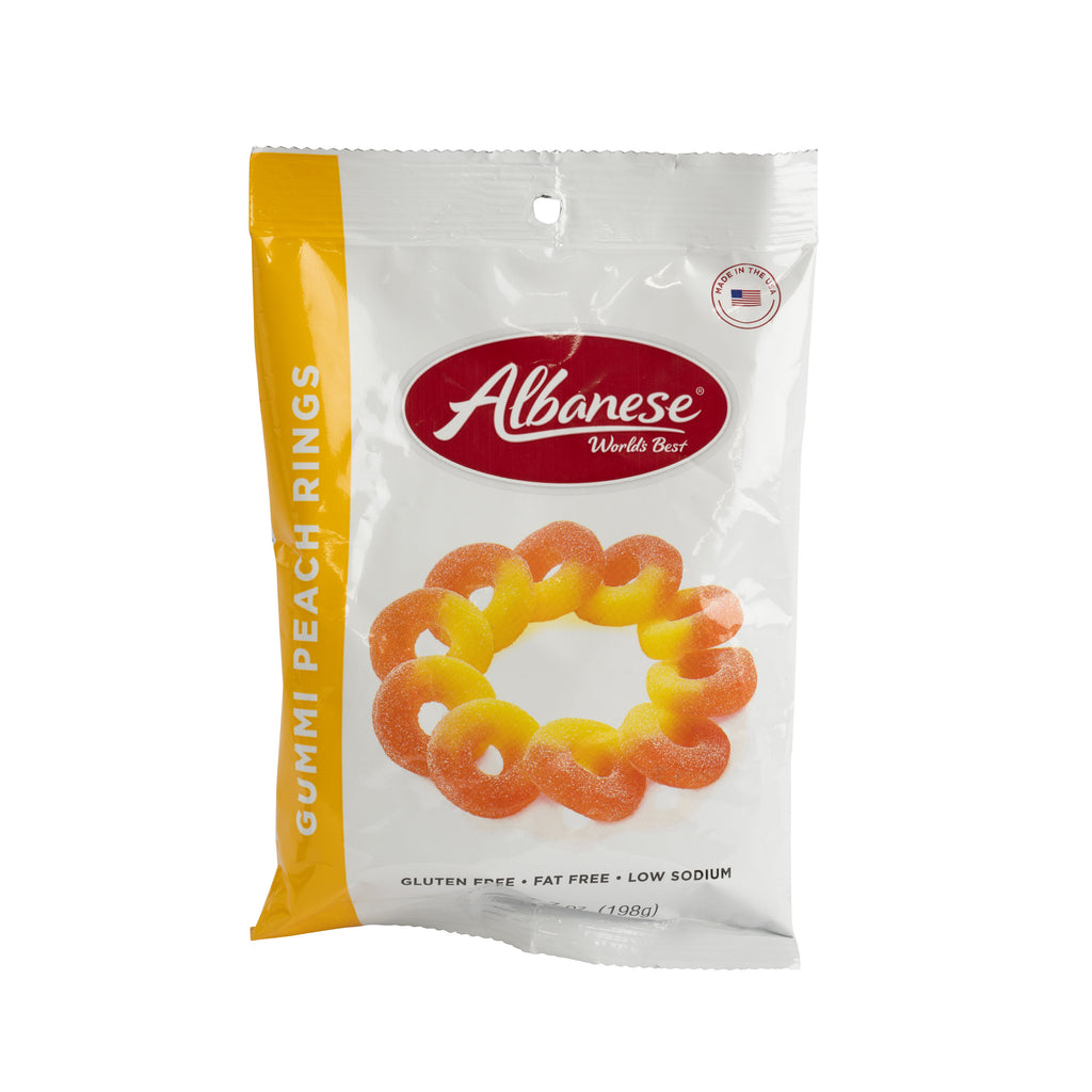 52349- Gummi Peach Rings 12ct