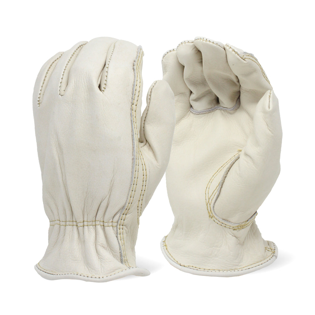 1565- Unlined Premium Grain Cowhide Driver Glove