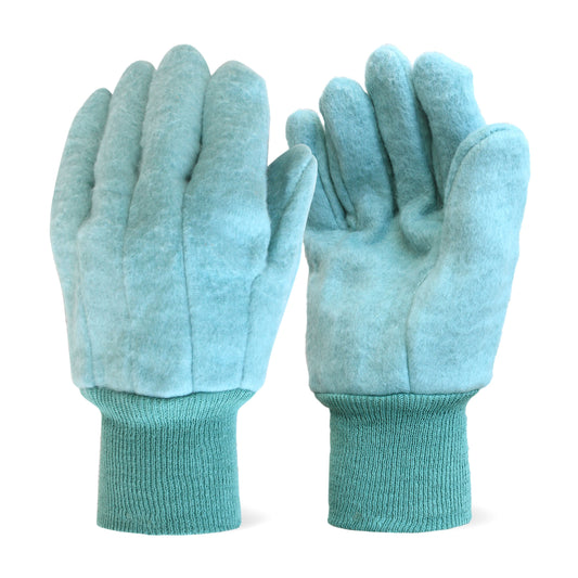 313- Green 18oz Cotton Chore Glove