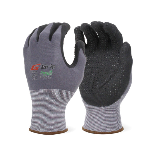 460- Unlined Foam Nitrile With Dots Glove