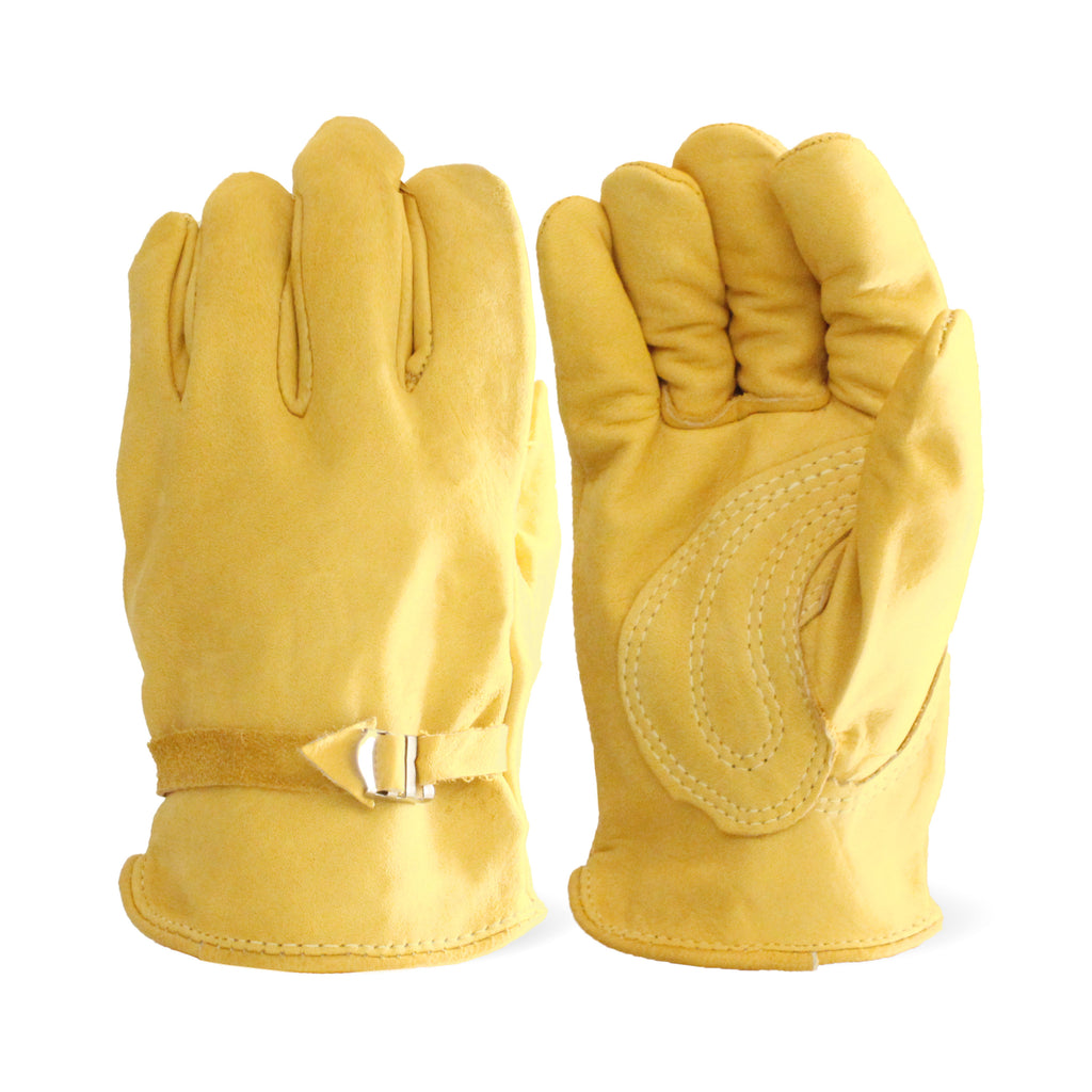 6170- Unlined Premium Cowhide Double Palm Driver Glove