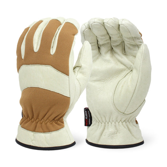 9650- Lined Pigskin Comfort Fleece Lined Glove